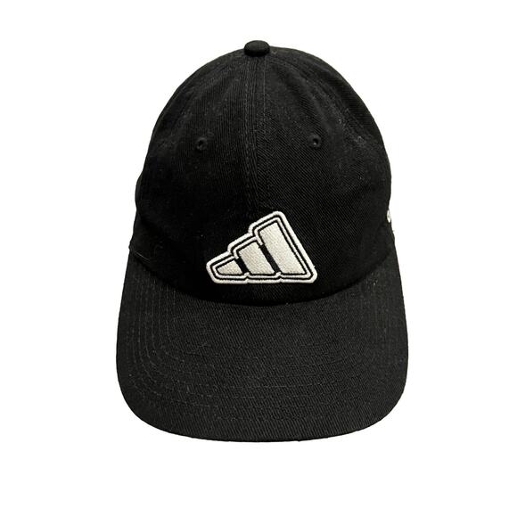 Vintage Adidas Mens Black Adjustable Strapback Hat Baseball Cap - Picture 1 of 11